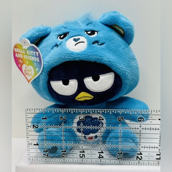 Sanrio Hello Kitty Care Bears Badtz-Maru Dressed As Grumpy Bear 9" Plush - Picture 11 of 12